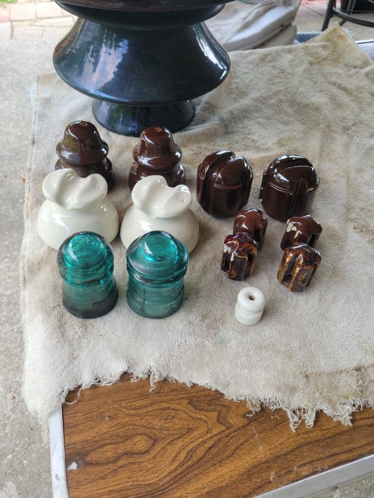 Vintage Insulators Antique 1 Large