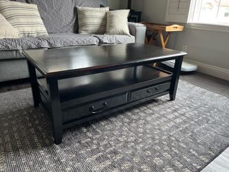 Coffee Table - Black/ Dark Brown