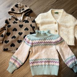 Girls 2T Sweater Bundle