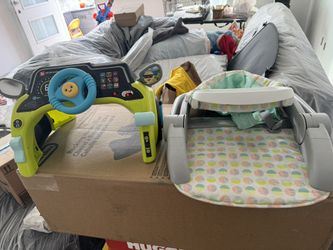 Baby Seat And Baby Toy