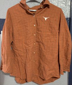 Texas Longhorns Cutter and Buck Long Sleeve Button Down Kids/Women M