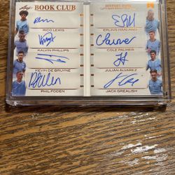 History Book Manchester City Multiple Autos /10