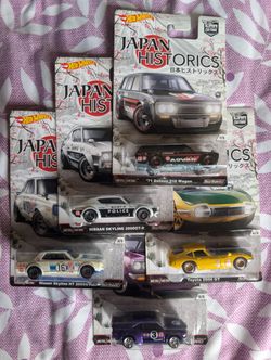 Hot Wheels Japan Historics 1 Set Of 5