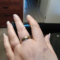 Wedding Ring Not Sure The Size Think About8or9.  5 Dollars