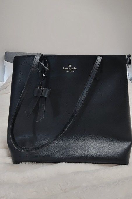 Kate Spade Brynn Large Tote Black Saffiano K5797