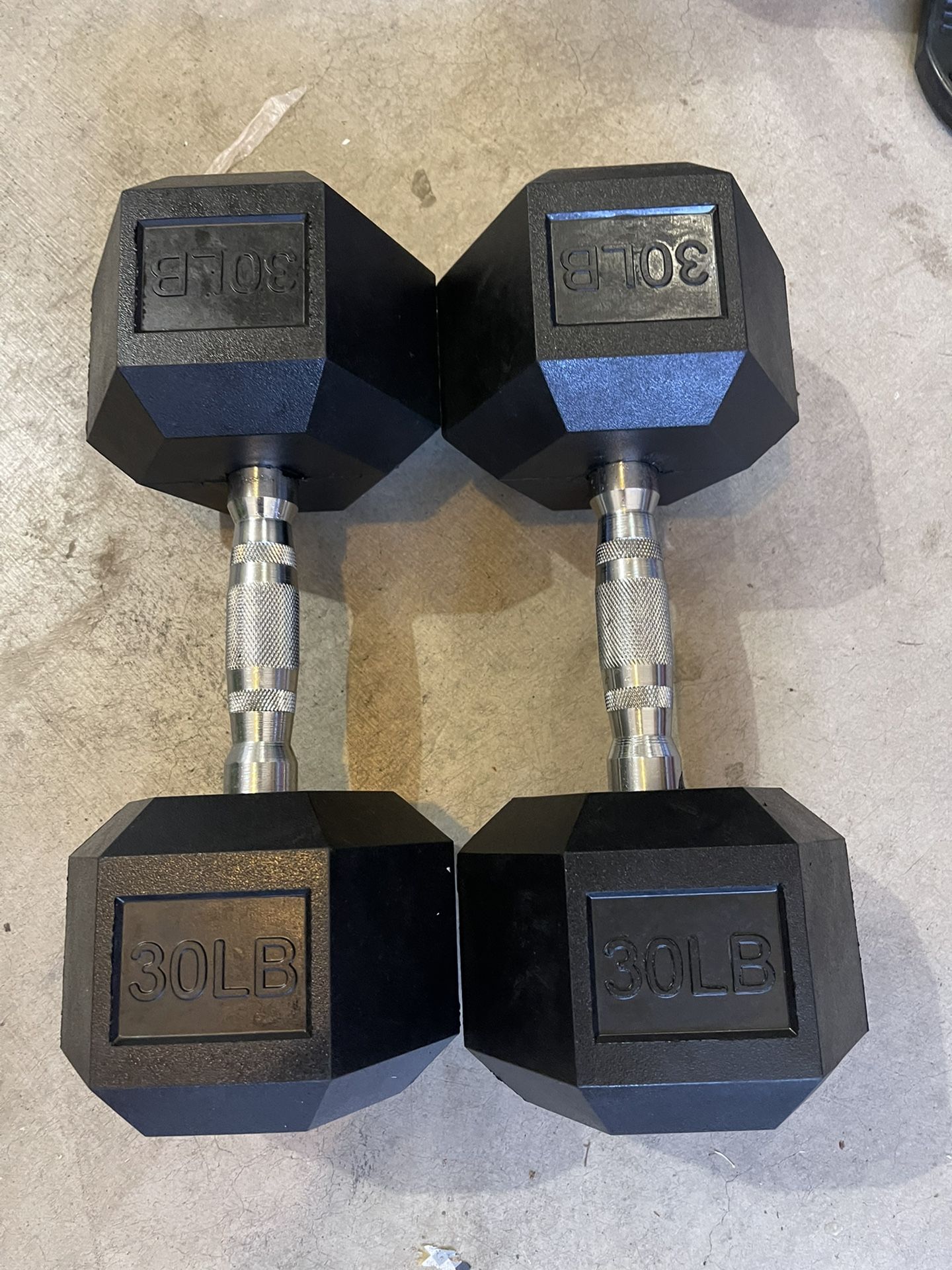 30lb Hex Dumbbell Set