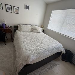 Queen Bed Frame With Mattress And Box Spring