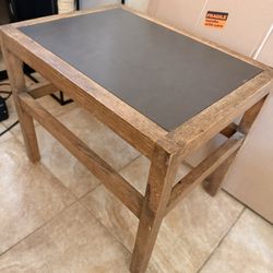 Solid Wood End Table