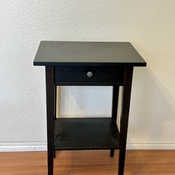 IKEA HEMNES Nightstand Black-Brown 