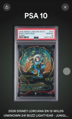 Buzz Lightyear iconic PSA 10
