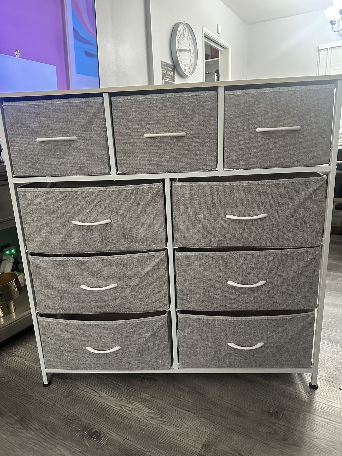 9-Drawer Fabric Dresser / Storage Organizer