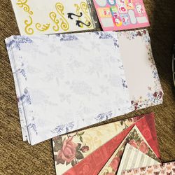 Scrap Book Paper, Too Many To Count. 