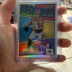 Patrick Mahomes Hero’s Prestige Card.