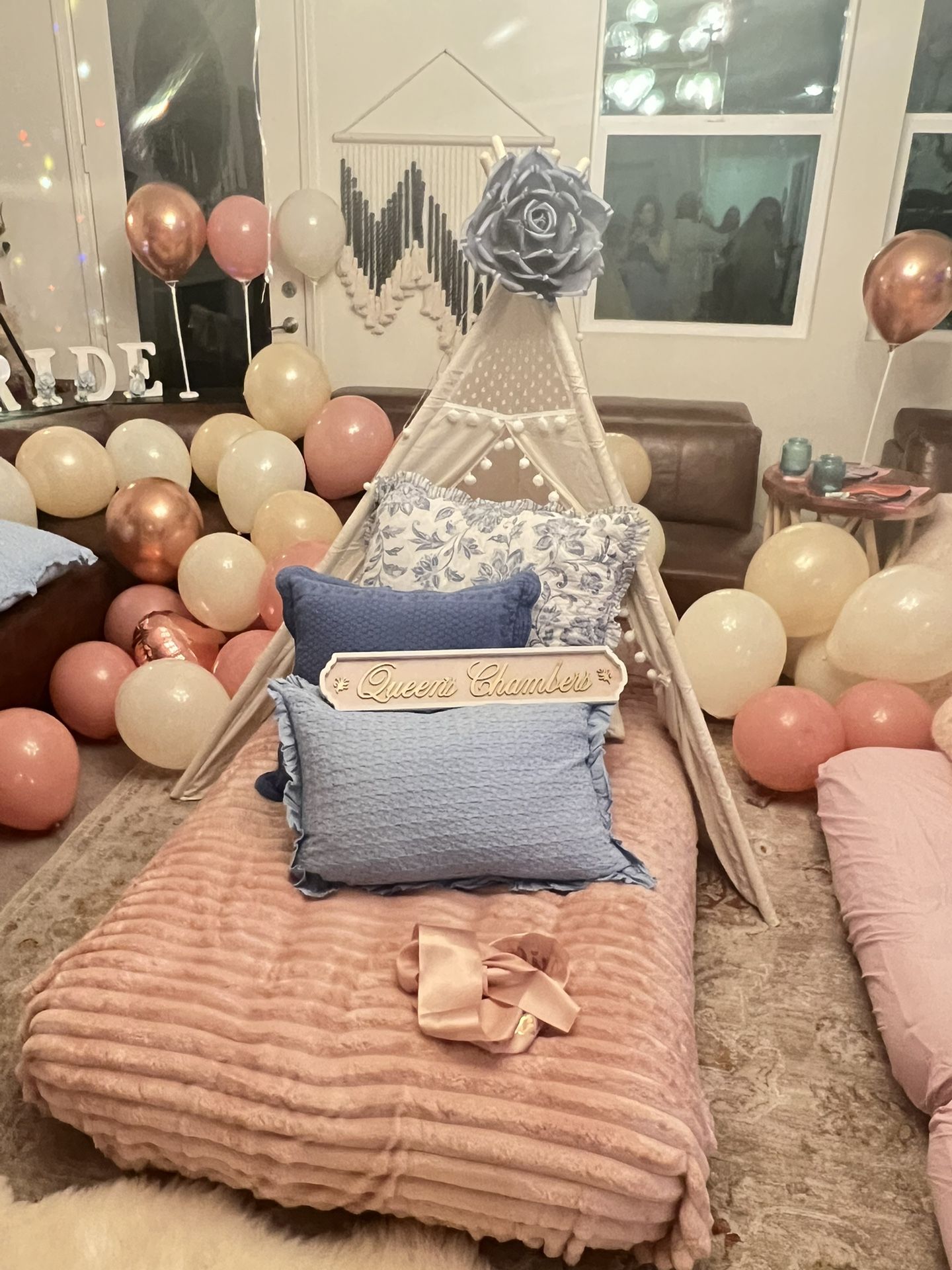 Girls Teepee Slumber Party