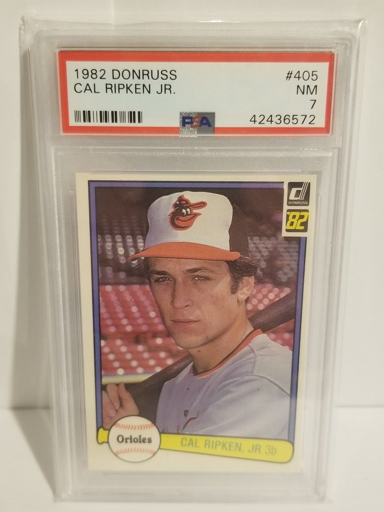 Cal Ripken Rookie 1982 Donruss Baseball Card Graded PSA 7 Near Mint