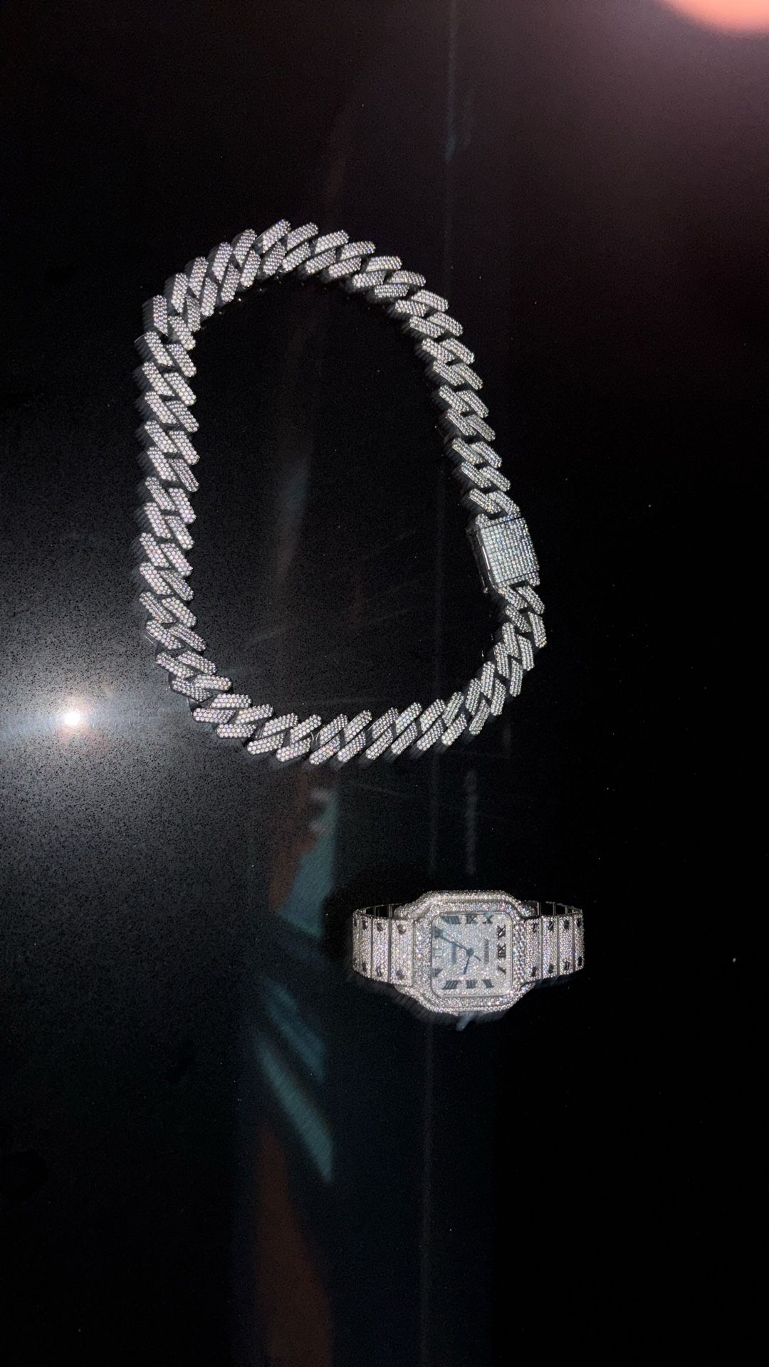 Cartier Watch & Chain