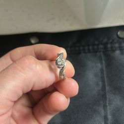 10k White Gold Promise Ring