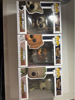 Funko POP Baby Rocket+Cosmo+Groot