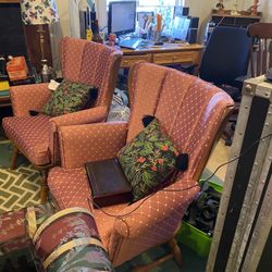 Matching Chairs Excellent Condition Solid Wood 