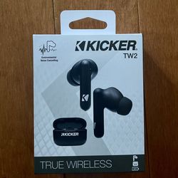 Kicker TW2 Earbuds (Warranty Included)
