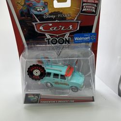 Disney takes so cars, tune, monster size tour tour, biggest fan, monster, truck matter, only at Walmart exclusive