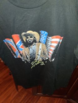Hank Williams Jr. Men's Sz LG Tees, NEW