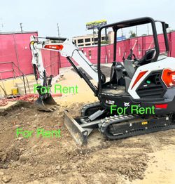 Mini excavator work