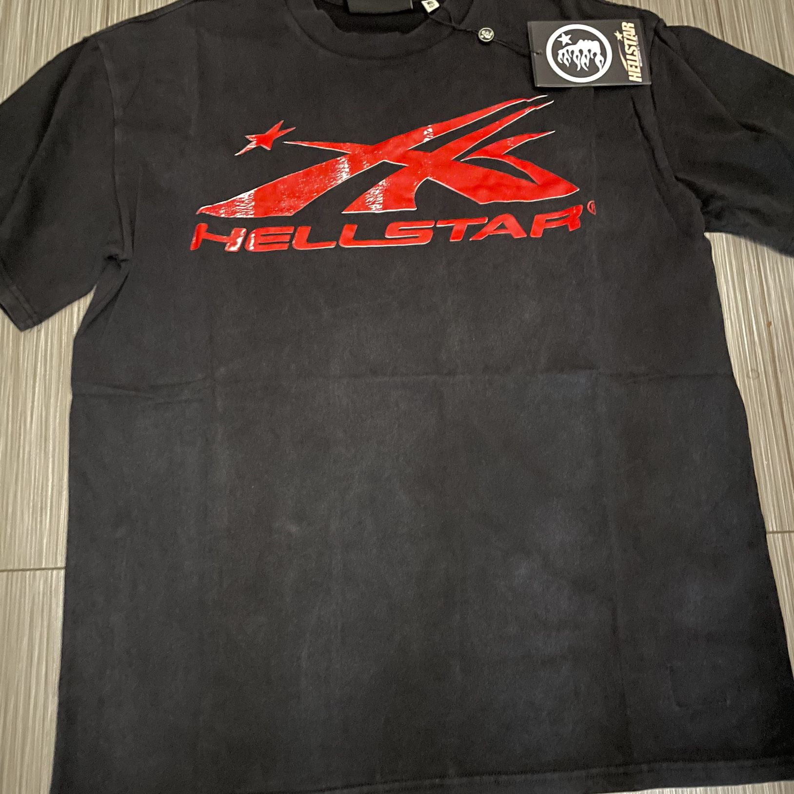 (L) Red Hellstar Tee Bag&Tags Included 