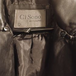 Leather Women's,Small Jacket