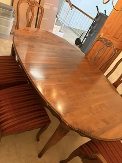 Ethan Allen Dining Room Table And Chairs