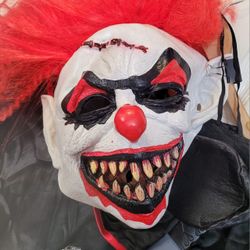 6 Pc Scary Killer Clown Halloween Costume 