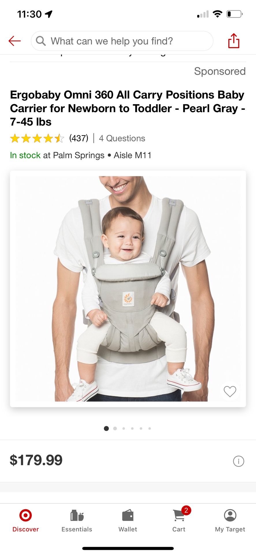 Ergo baby Omni 360 Carrier
