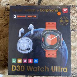 Smartwatch And Wireless Headphone Combo