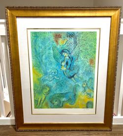 Marc Chagall The Magic Flute Framed Lithograph