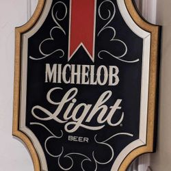 GORGEOUS RARE ‘MICHELOB LIGHT’ VINTAGE BAR MIRROR W/ FRAME!!