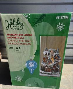 Christmas Ski Lodge decoration