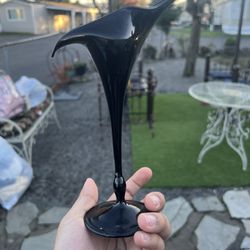 Single Glass Candle Holder
