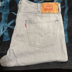 Grey Levi 501 baggy pants 