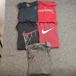 Nike Dri Fit Men's T-shirts 2xl Lot Basketball Baseball Gym Football Active 