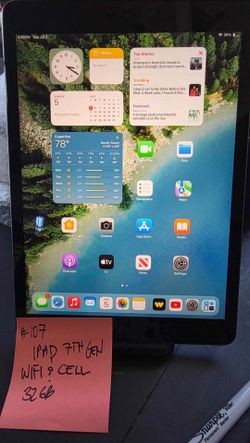 Apple ipad 7th gen wifi and cellular make me an offer