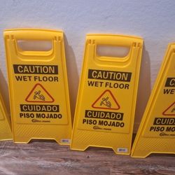 Caution Signs - Wet Floor