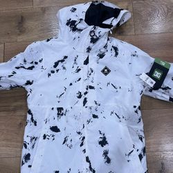 White Burton 10k Snow Jacket