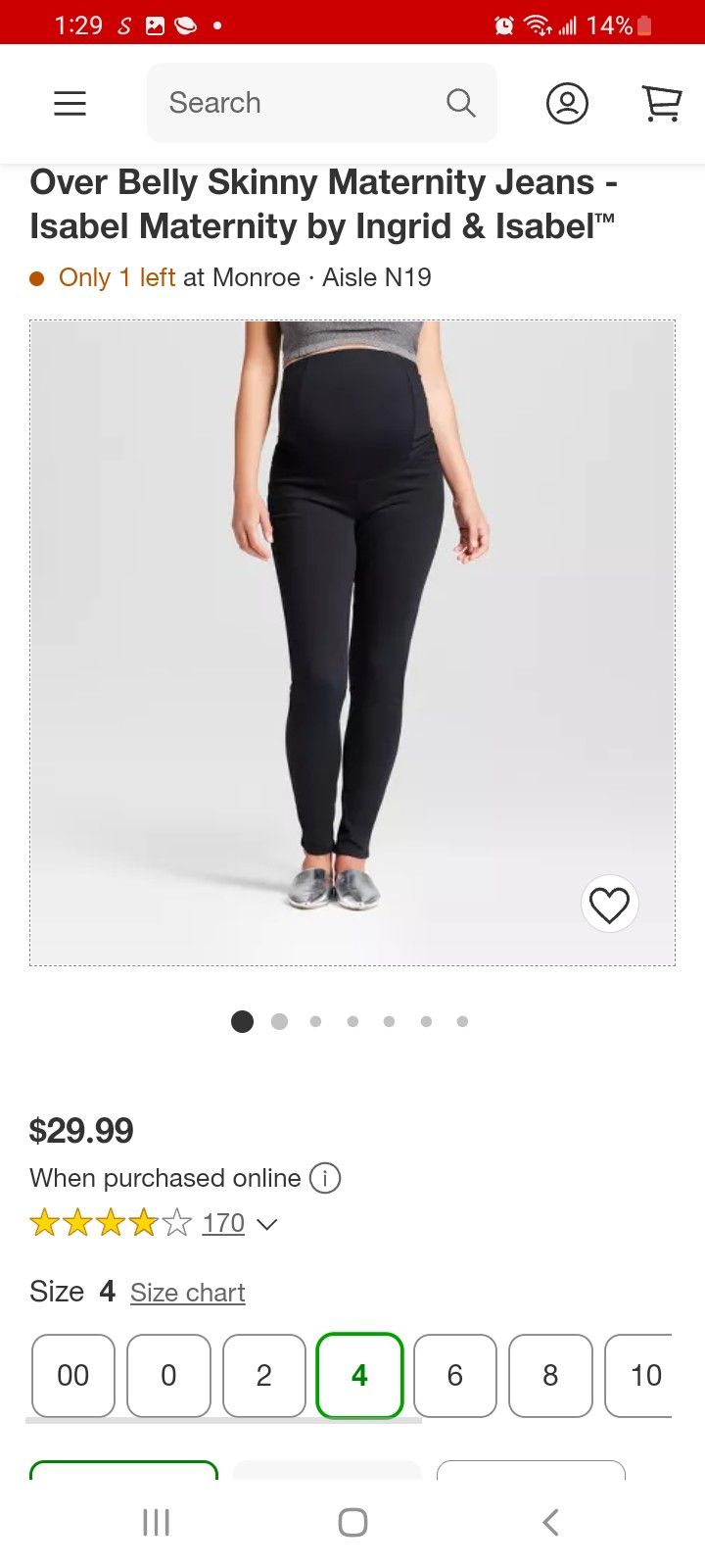Over Belly Skinny Maternity Jeans - Isabel Maternity by Ingrid & Isabel