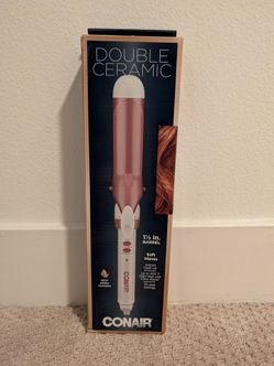 Conair Double Ceramic 1.5 Barrel Hair Curler Soft Waves
