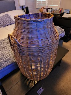 Wicker Clothes Basket