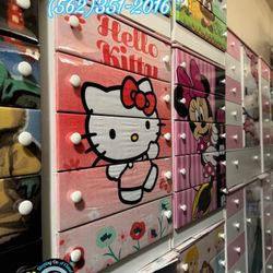 Hello Kitty Five Drawer Dresser New Cajonera Comoda Chest Nueva 