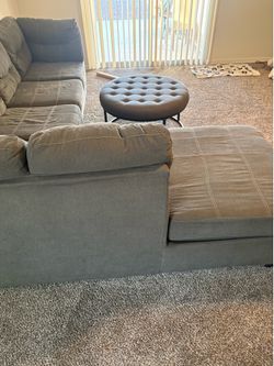 Coach and ottoman for sale