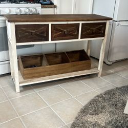 Entry Way Table + Bottom Piece DIY 