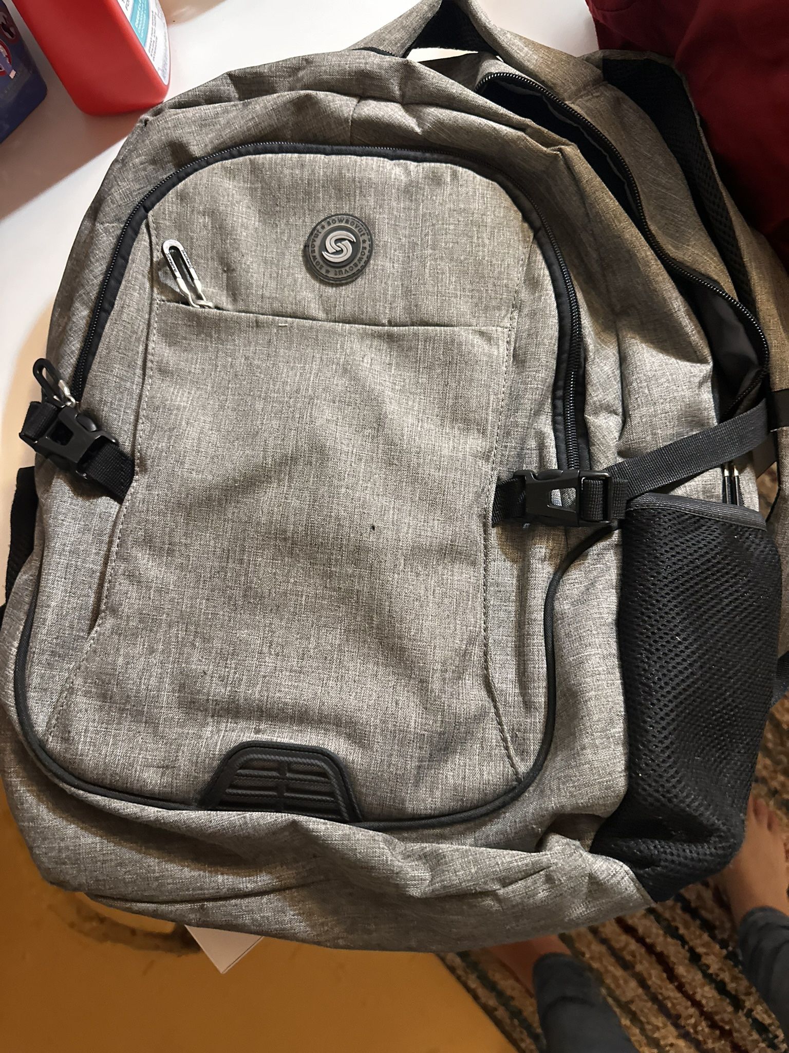 Black And Grey Backpack