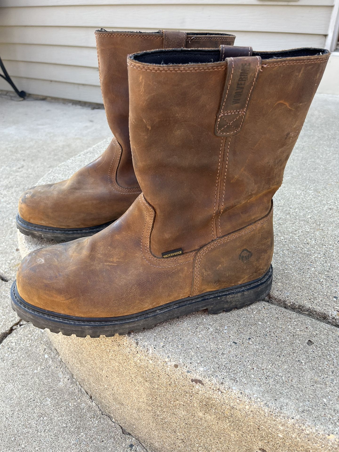 Wolverine - Work Boots - Men's Steel Toe - Wellington